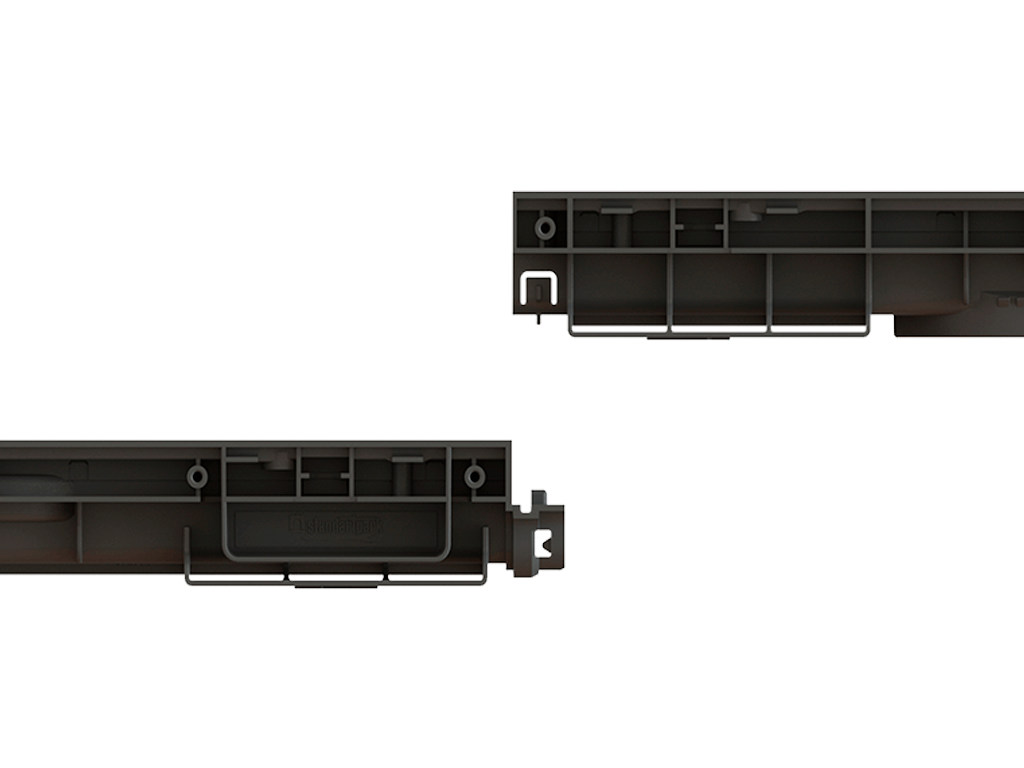 Rigola POLYMAX BASIC DN100 H55 cu gratar metalic zincat, clasa de sarcini pina la 3 tone (1000x145x55)